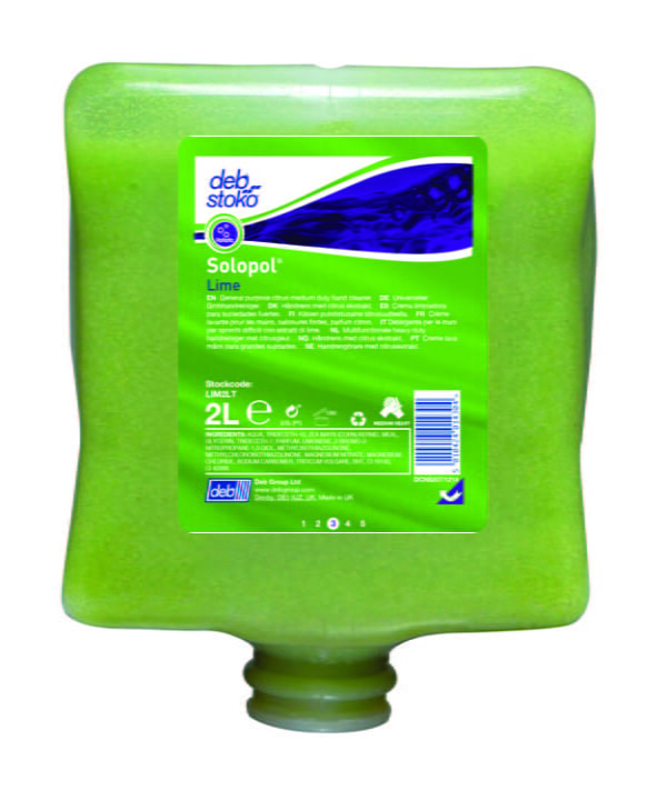 Deb Solopol Lime Hand Wash 2Ltr