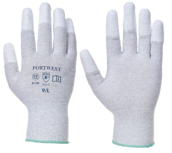 A198 Antistatic PU Fingertip Gloves (Pair)