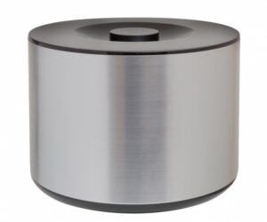 Large Brushed Aluminium Effect Plastic Ice Bucket 10L