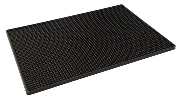 Black Rubber Large Bar Mat