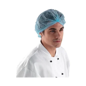 Disposable Mob Cap Head Hair Cover for Food Medical Hygiene (100 pack)