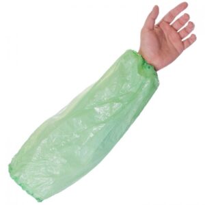 PE Disposable Green Oversleeves (100)