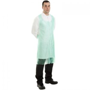 Disposable Aprons Green 69x122cm Flat Pack (100)