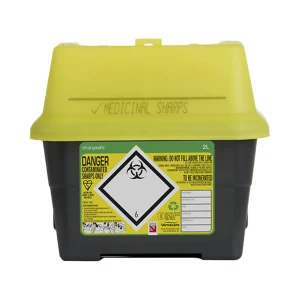 Click Medical Sharps Disposal Box 2Ltr