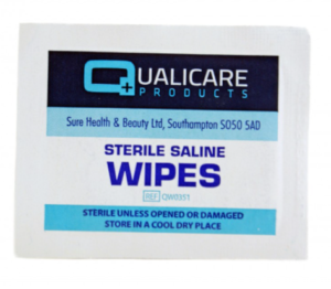 Sterile Saline Wipes (100)