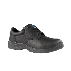 Rock Fall Omaha PM102 Black Buffalo Leather Anti-fatigue Safety Shoes