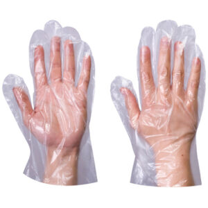 PE Disposable Clear Gloves 50×100