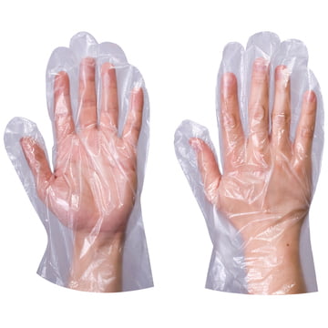 PE Disposable Clear Gloves 50×100