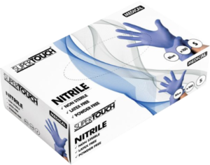 Nitrile Disposable Powder Free Blue Gloves – Medical (Box/100)