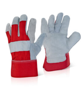 Power Rigger Canadian Chrome Red/Grey Gloves Sz10/XL