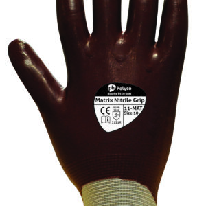 Matrix Nitrile Grip Gloves