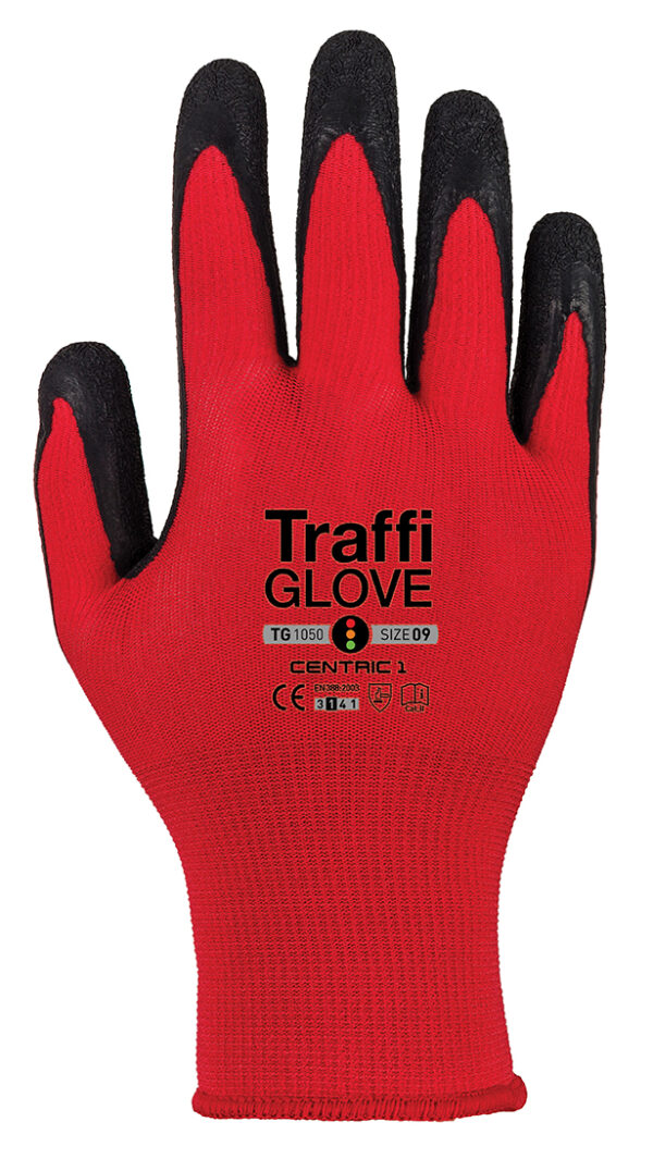 Traffi TG1050 X-Dura Latex Cut Level 1 Gloves Sz10/XL