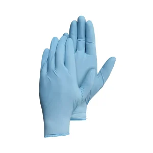 Showa 7500PF Blue Powder Free Biodegradable Nitrile Gloves (Box/100)