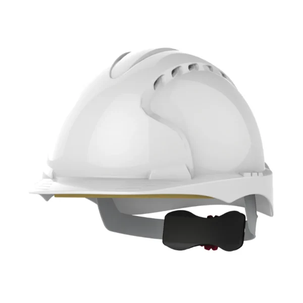 EVO3 Safety Helmet Vented with Wheel Ratchet – White