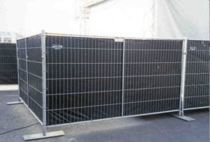 Fence Tarpaulin Black 1.76 x 3.41m