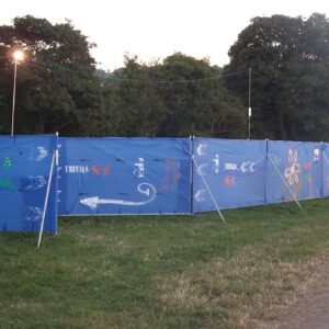 Fence Cover/Scrim Blue