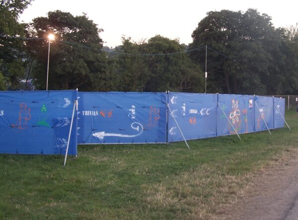 Fence Cover Scrim Blue 1.83x200m