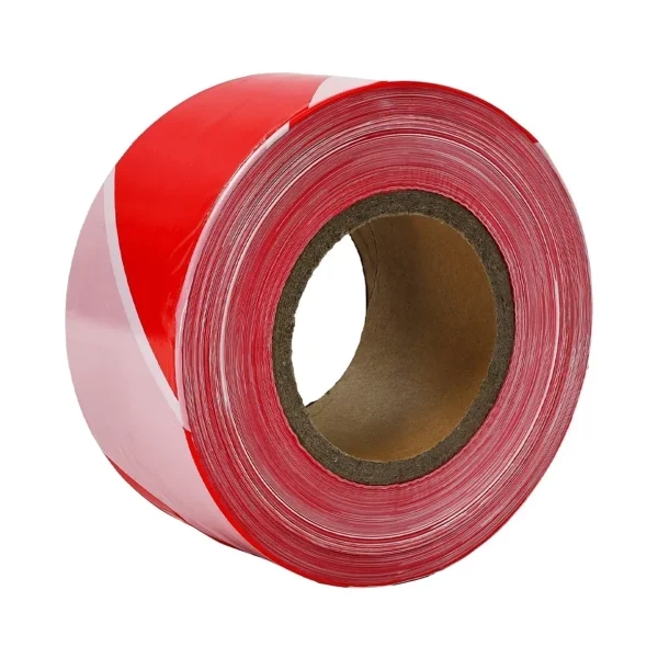 Barrier Tape Red/White (Non-Adhesive) 7cm x 500m