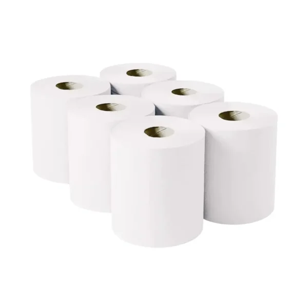 Centrefeed White Rolls 6 x 144m