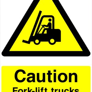 Foamex Sign 210x297mm Forklift