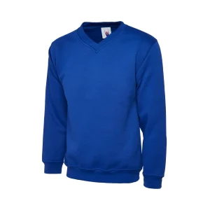 UC204 V-Neck Sweater Royal Blue