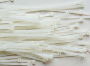 White Cable Ties 300X4.8mm (100)