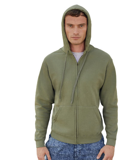 Fruit of the Loom SS16 Classic Zip Hooded Sweatshirt