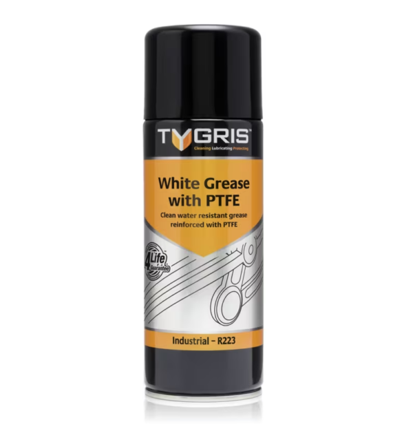 White Spray Grease PTFE 400ml