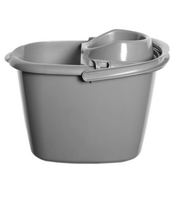 TML Mop Bucket 15Ltr Silver/ Grey