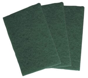 Heavy Duty Green Scourers 15x23cm (10)