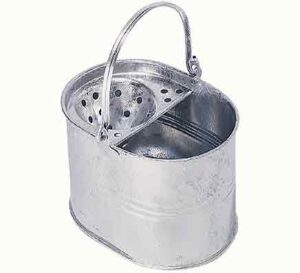 Galvanised Mop Bucket 10l with Conical Strainer