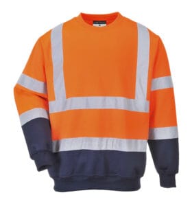 B306 Two Tone Hi-Vis Sweatshirt