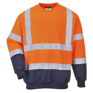 Two Tone Hi-Vis Sweatshirt