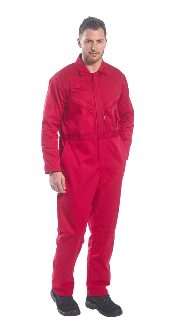 C813 Liverpool Zip Fronted Coveralls