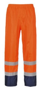 H444 Hi-Vis Classic Contrast Rain Trouser