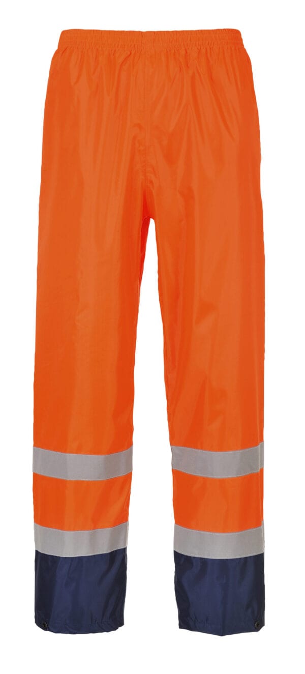 H444 Hi-Vis Classic Contrast Rain Trouser