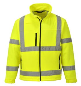 S424 Hi-Vis Classic Softshell Jacket