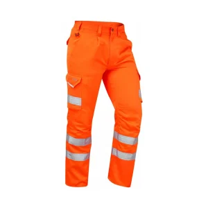 Bideford ISO 20471 Cl 1 Poly/Cotton Cargo Trouser Orange