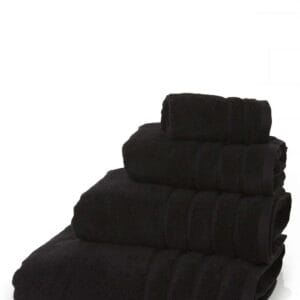 Black Bath Towel