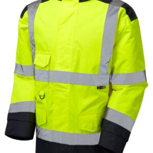 Tawstock Two Tone Anorak Yellow and Navy Jacket
