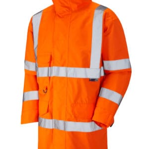 Torridge Ecoviz Lightweight Anorak Orange ISO 20471
