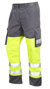 Bideford ISO 20471 Cl 1 Poly/Cotton Cargo Trouser Two Tone