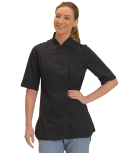 Dennys Ladies Short Sleeve Premium Chef’s Jacket