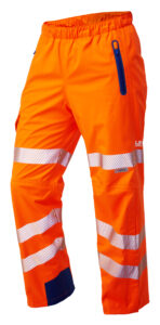 Lundy ISO 20471 Class 2 High Performance Waterproof Overtrouser