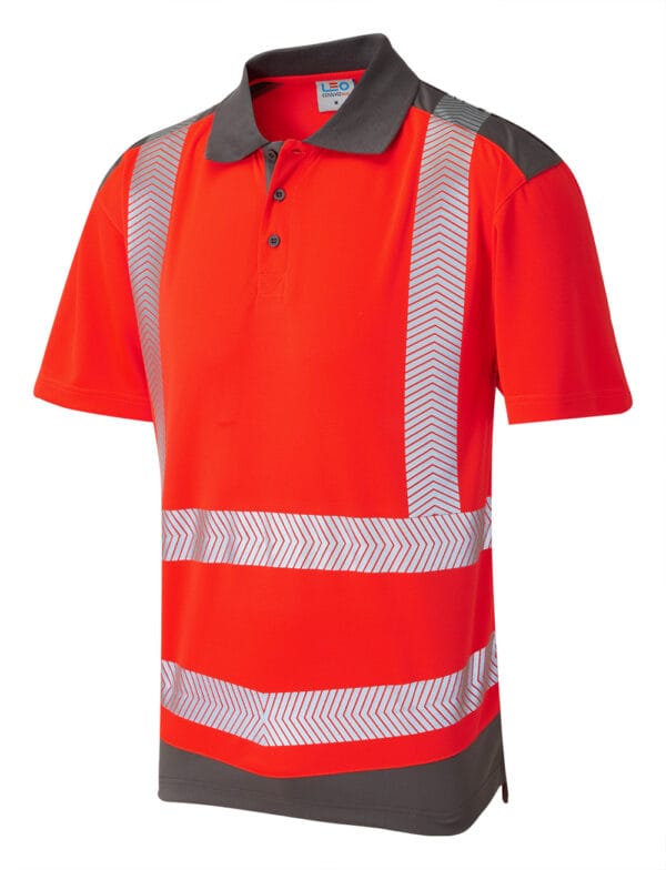 Peppercombe ISO 20471 Class 2 Coolviz Plus Polo Shirt