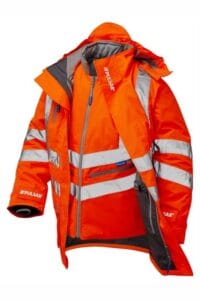 Pulsar Hi-Viz Rail Spec 7-in-1 Storm Coat Orange PR497