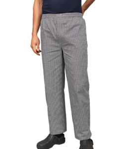 PR552 Premier Pull On Chef’s Check Trousers