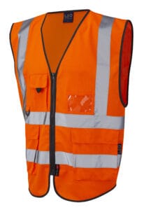 Lynton ISO 20471 Cl 2 Superior Hi-Viz Waistcoat Orange