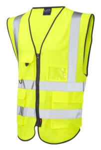 Lynton ISO 20471 Cl 2 Superior Hi-Viz Waistcoat Yellow