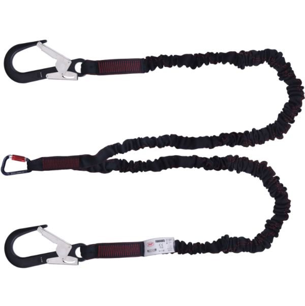 K2 2m Twin Fall Arrest Lanyard with Internal Energy Absorber